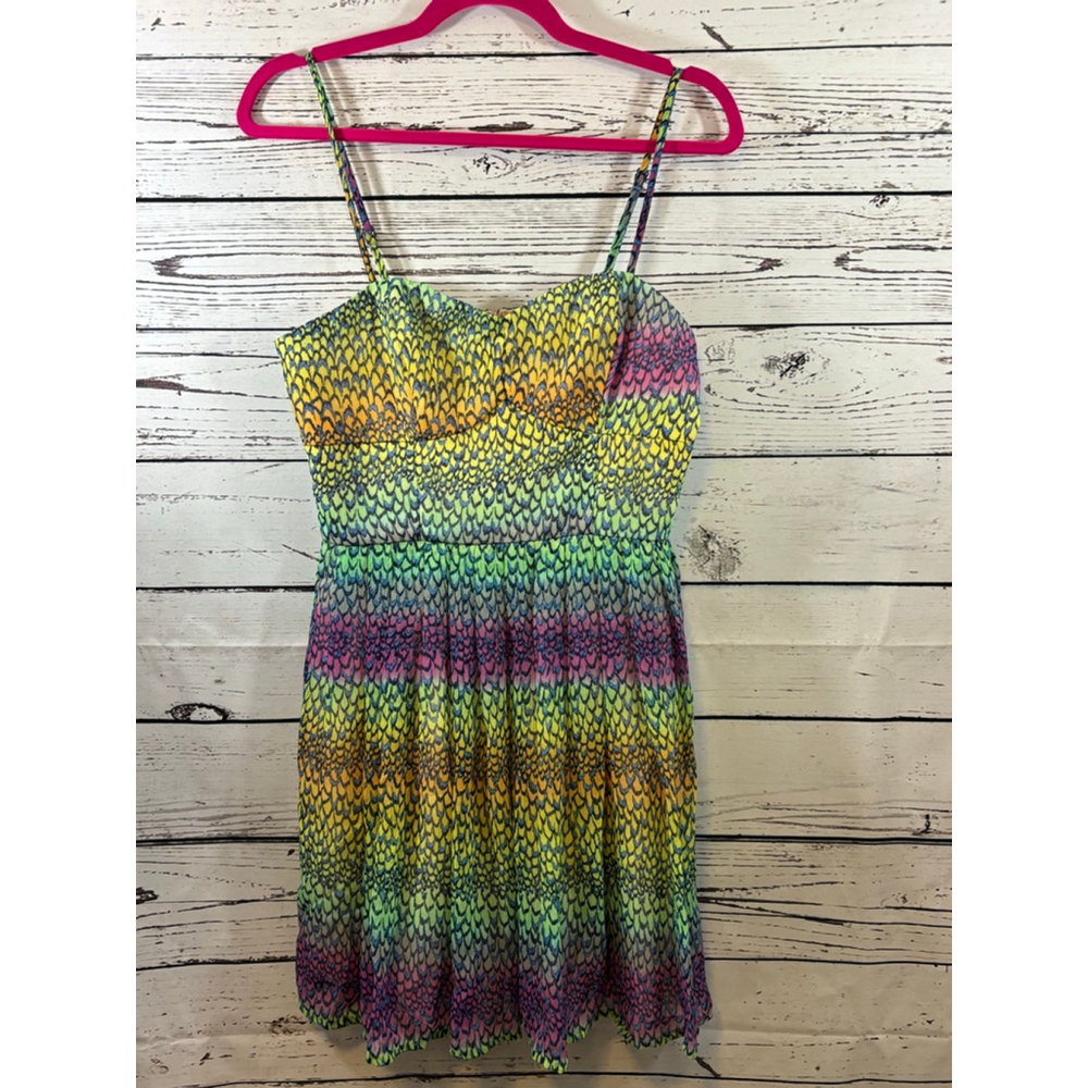 Women's Jack. Multicolor Pattern Mini Dress Size 4 - Picture 2 of 8
